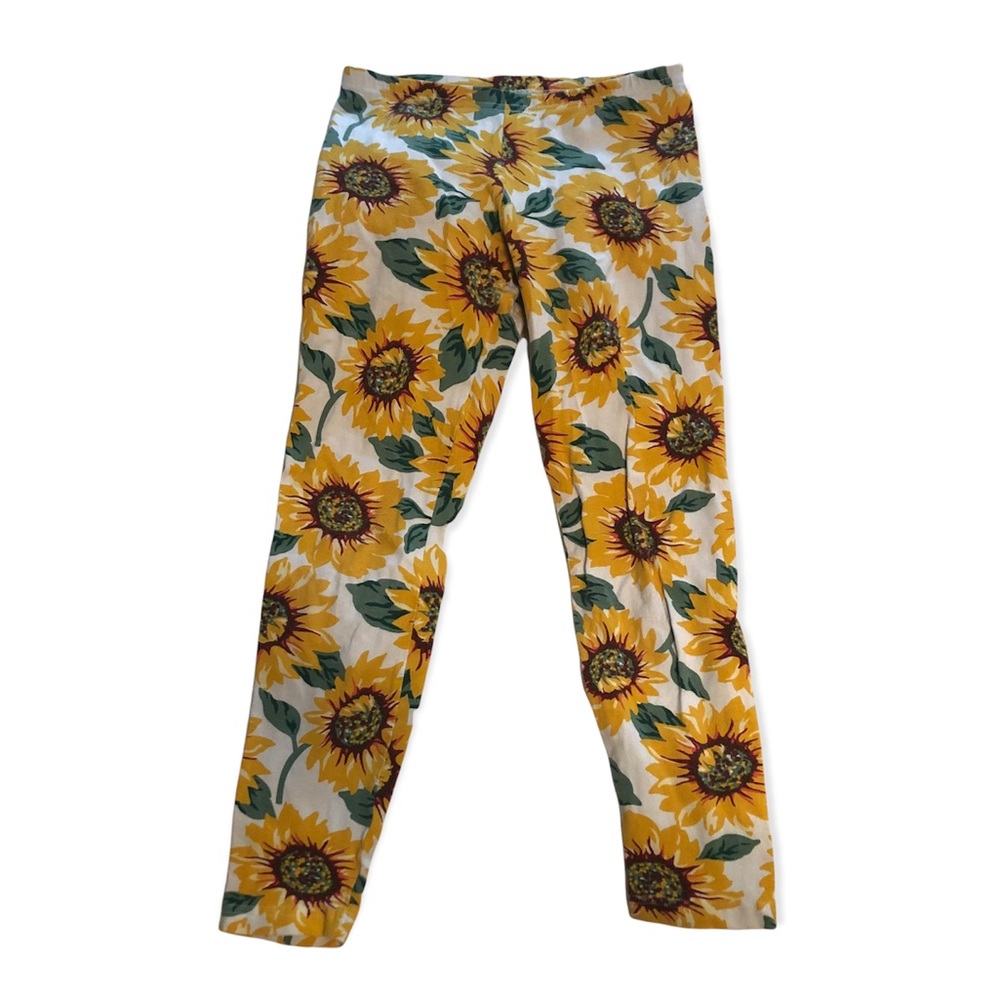 American Apparel sunflower leggings